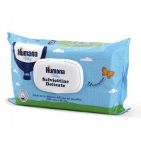 Humana Baby Care Salviettine Delicate per Cambio Igiene Bambini 2 Conf. 72pz